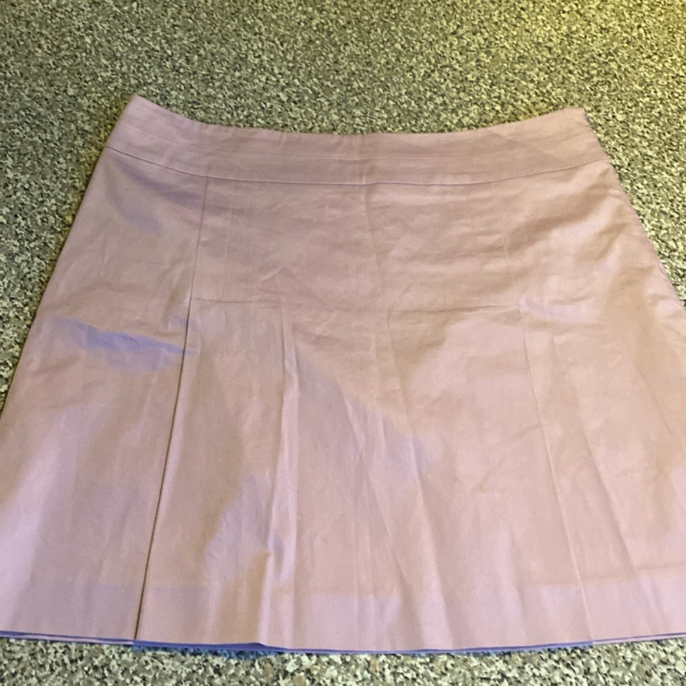Banana Republic Light Pink Pleated A-Line Skirt